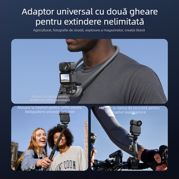 Bază Osmo Nano Quick-Release (Basic) – Telesin; Compatibil cu DJI Osmo Nano; Include bază și șuruburi; 3 garanții post-vânzare