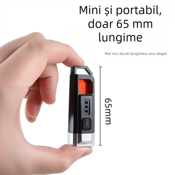 Felinar cu detector de camere anti-spion LED – lanternă portabilă compactă, iluminare de urgență multifuncțională, 3W, baterie 110mAh, reîncărcabilă, rază până la 50 m