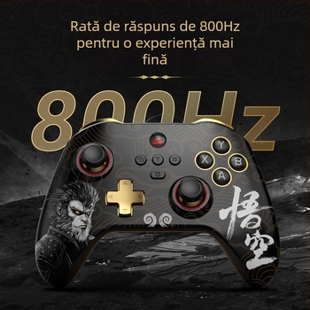 Z03DP Controler de jocuri fără fir cu placă Hall-Effect joystick, USB-C, taste dual-trigger, Compatibil cu PC, Switch, Android și iOS