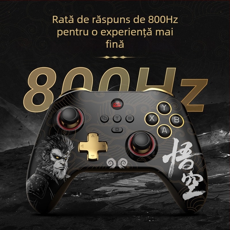 Z03DP Controler de jocuri fără fir cu placă Hall-Effect joystick, USB-C, taste dual-trigger, Compatibil cu PC, Switch, Android și iOS