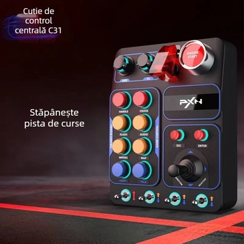 Laishida PXN-CB1 Cutie centrală de control pentru simulator de curse – interfață USB, fără vibrații, funcție simulator