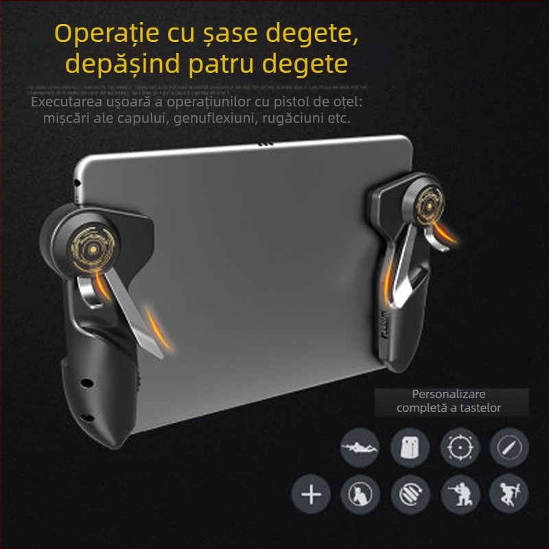 MEMO AK-PAD6K Controller de joc pentru tablet, fără fir, interfață PS/2, ABS + metal, 1 jucător