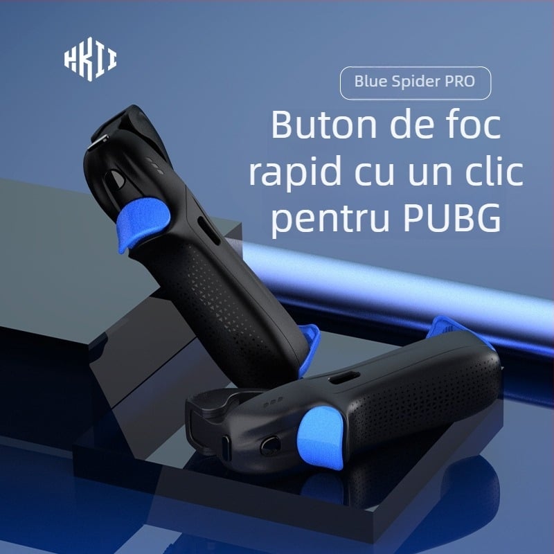 Phantom Z2 Pro controler pentru jocuri mobile — Bluetooth wireless cu declanșator și buton de puls pentru PUBG Mobile, Interfață Type-C, ABS+metal