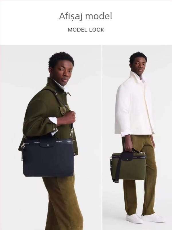 Geantă pentru calculator | Nailon, impermeabilă și rezistentă, unisex, stil urban simplu, design multifuncțional, Iarnă 2025