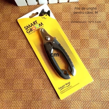 Jinwei Clește de unghii pentru pisici și câini – oțel inoxidabil, antiderapant, ascuțit