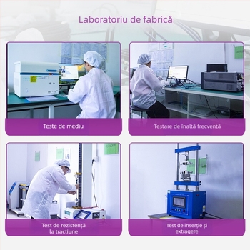 Cablu HDMI coaxial, 8K60 HDMI 2.1, 5 m, cupru 38 AWG, placat cu aur, comutator/distribuitor