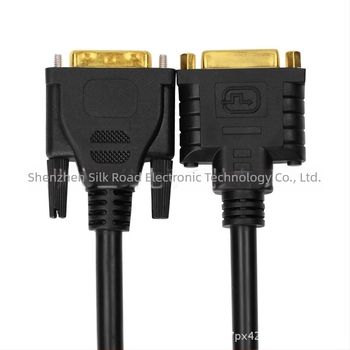 Cablu DVI 24+1 pini, bărbat la femeie, cupru fără oxigen, conectori plătați cu aur, carcasă din plastic