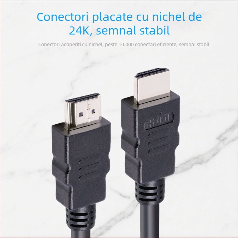 Llhy Cablu HDMI, Interfață HDMI, Fir CCS, Conector turnat prin injecție, 1080p