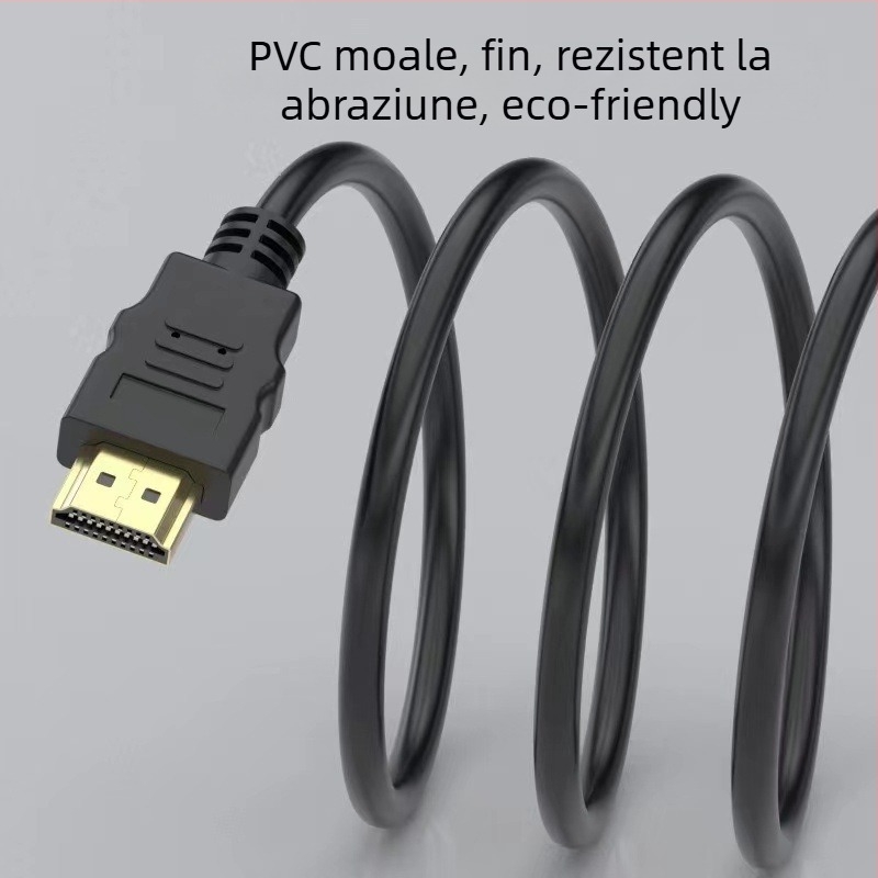 Cablu HDTV pentru Set-Top Box către monitor/TV – cupru, conector drept, placat cu nichel, lungimi 1,5–30 m