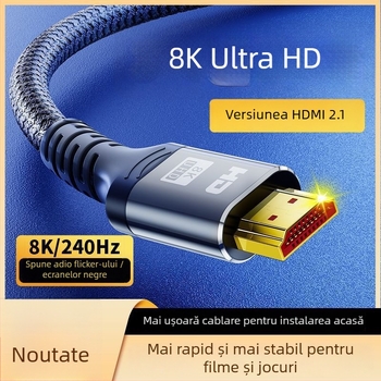 Cablu HDMI 2.1 extensie pentru TV/monitor/proiector, 4K/8K, 240Hz