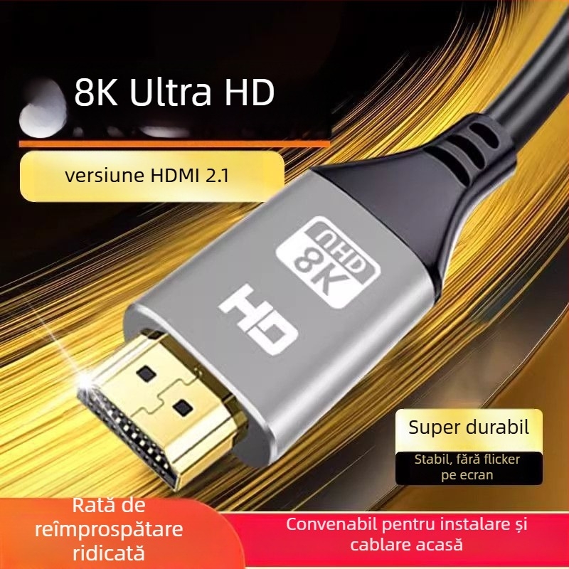 Cablu HDMI 2.1 extensie pentru TV/monitor/proiector, 4K/8K, 240Hz