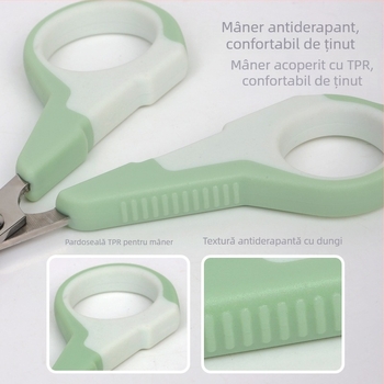 Clește de unghii pentru animale de companie, destinat pisicilor și câinilor — etichetă privată licențiată, fără import, en gros, instrument de îngrijire a unghiilor