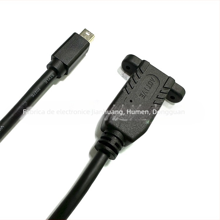 Adaptor Mini DP către HDMI activ, interfață HDMI, cablu din cupru 0,23 m