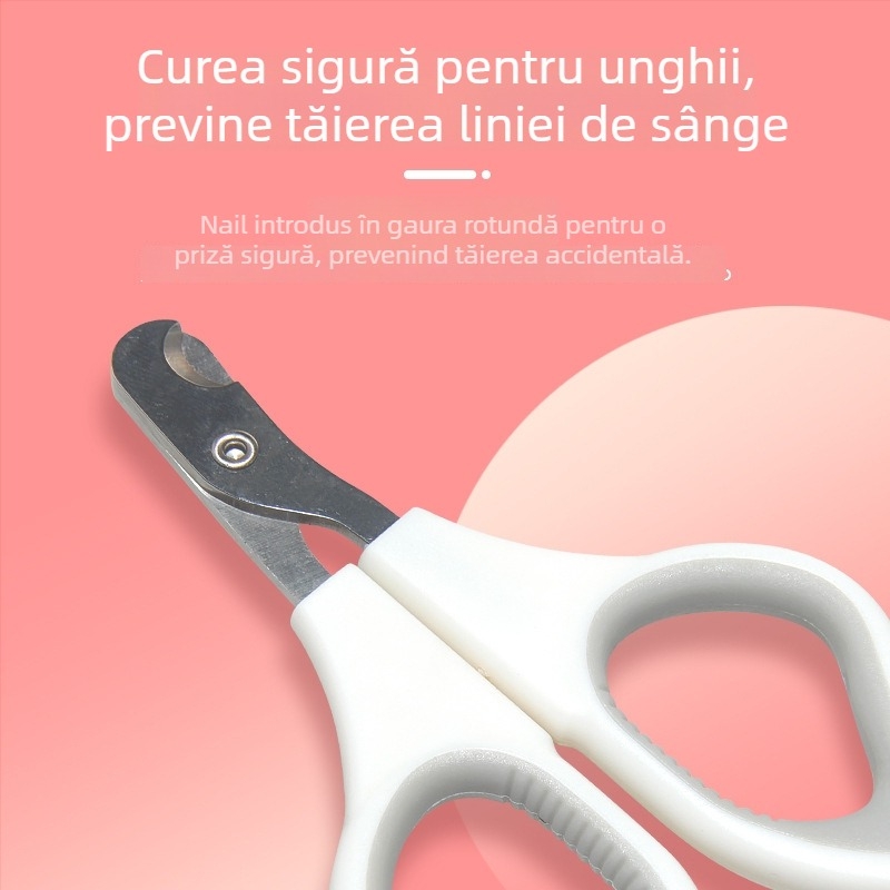 Clește pentru unghii de pisică și câine, din oțel inoxidabil, pentru animale de companie