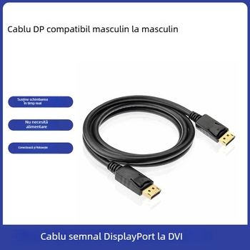 Cablu DisplayPort bărbat-bărbat, interfață DP, cablu adaptor, conductor din cupru, model Xy-dp108