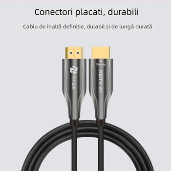 Cablu HDMI optic AOC, 8K2.1, activ, interfață HDMI, lungime 10–300 m, contacte placate cu aur