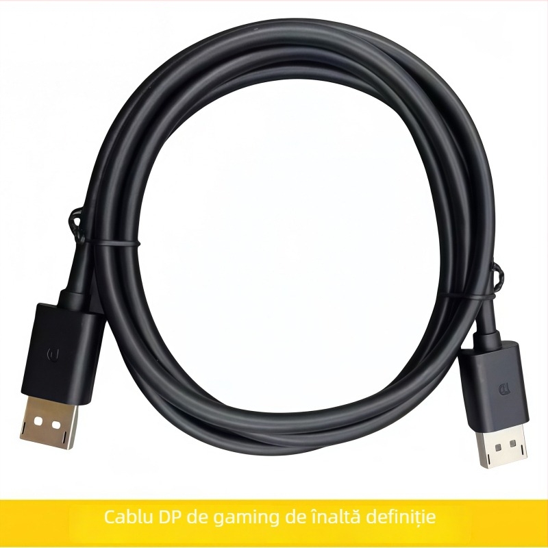 Cablu DP la MiniDP pentru TV, cablu adaptor, compatibil 4K/144 Hz, 1,5–1,8 m, oțel acoperit cu cupru, nichelat