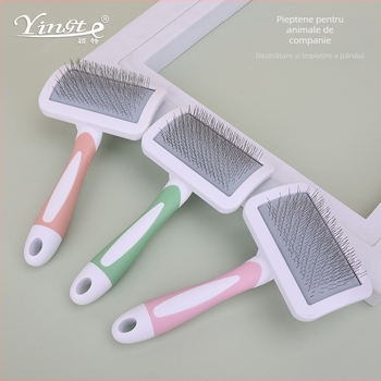 Pieptene cu ace pentru animale de companie – pisici și câini, Yingte, plastic, origine Jiangsu