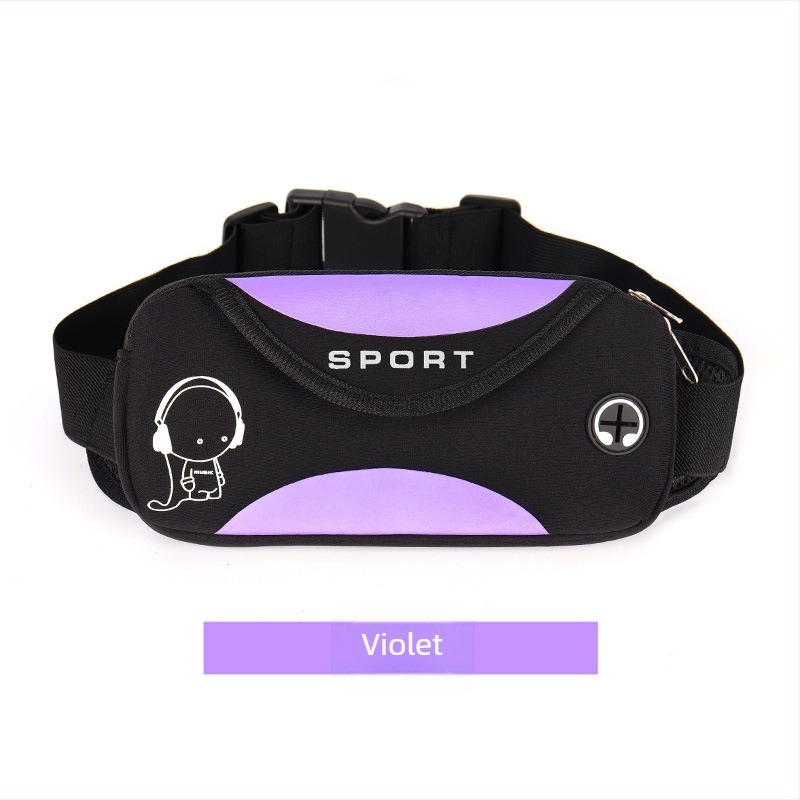 Borsetă de talie pentru copii, pentru sporturi în aer liber, unisex, material de diving, respirabil, impermeabil, ultraușor, extensibil, vară 2024