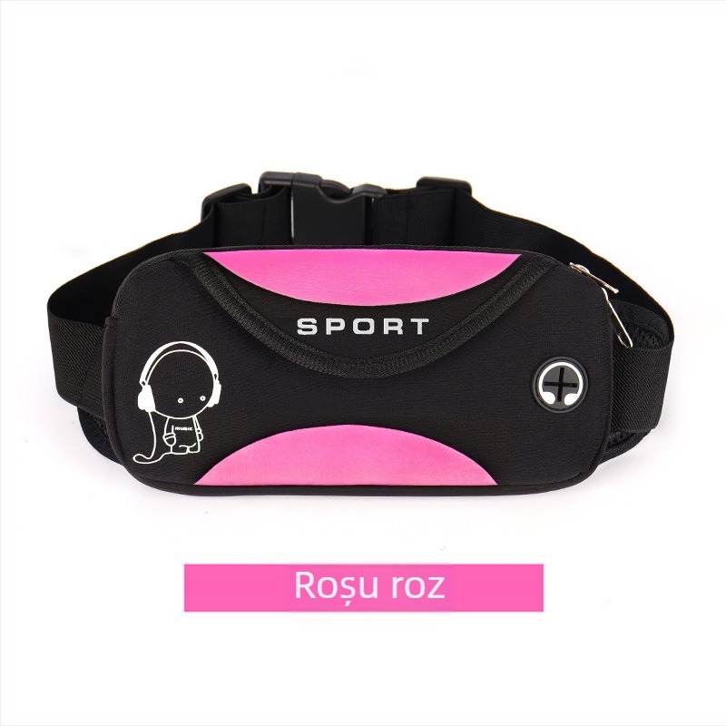 Borsetă de talie pentru copii, pentru sporturi în aer liber, unisex, material de diving, respirabil, impermeabil, ultraușor, extensibil, vară 2024