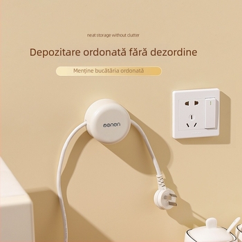 Moni Clip pentru Gestionarea Cablurilor – priză de bucătărie, Plastic, Stil Modern, Organizator de cabluri și Încărcător
