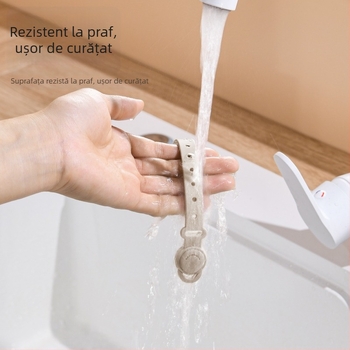 Organizator de cabluri montat pe perete din silicon cu magnet, holder pentru cabluri de date, design simplu și modern, pentru depozitare pe birou