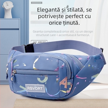 Borsetă de talie Juanjuan pentru femei — Multifuncțională, cu capacitate mare, Rezistentă la stropire, Închidere cu fermoar, Poliester (Toamna 2024)