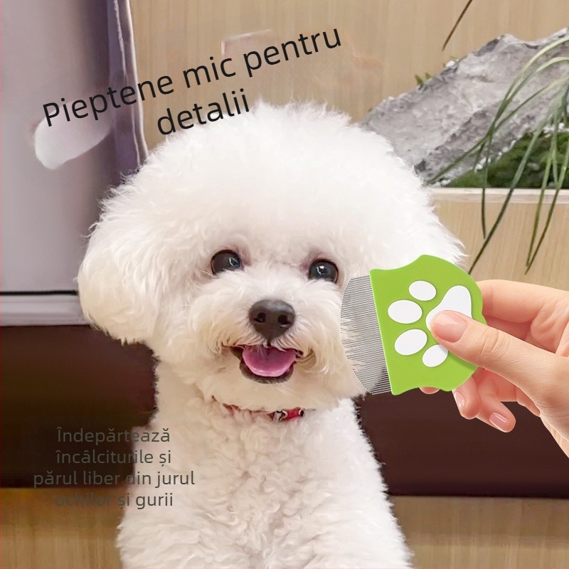 Pieptene de îngrijire pentru Bichon Frisé – pentru față, descurcarea părului, eliminarea nodurilor, eliminarea părului liber