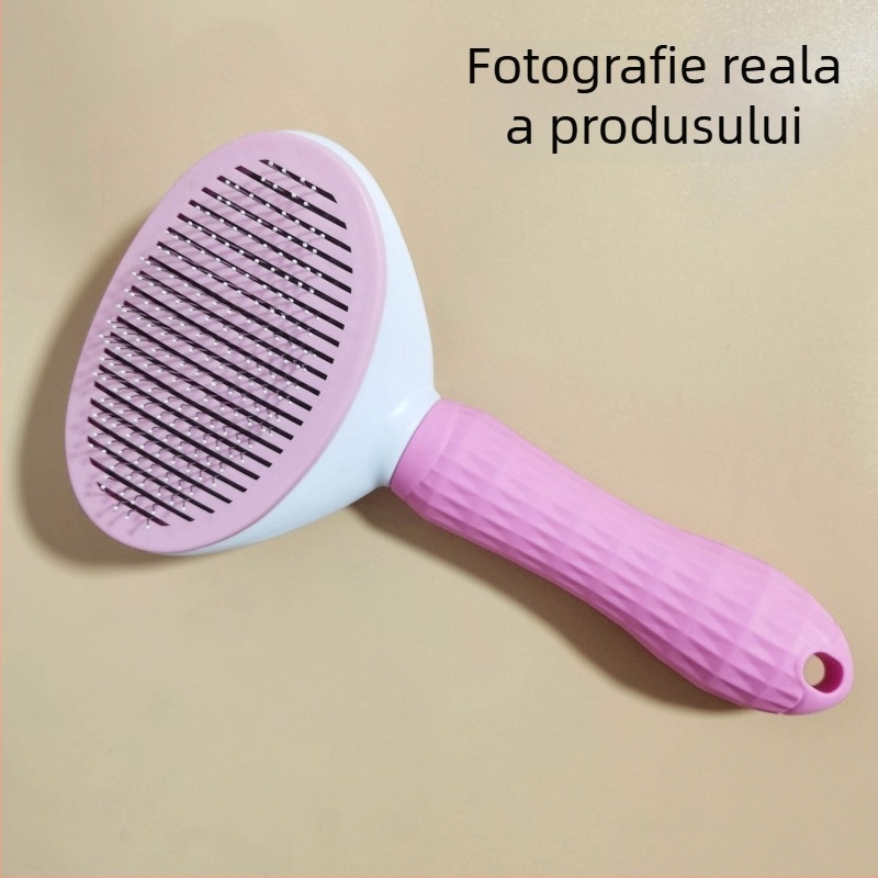 Pieptene pentru animale de companie din TPR – îndepărtare păr pentru pisici și câini, marca Independent