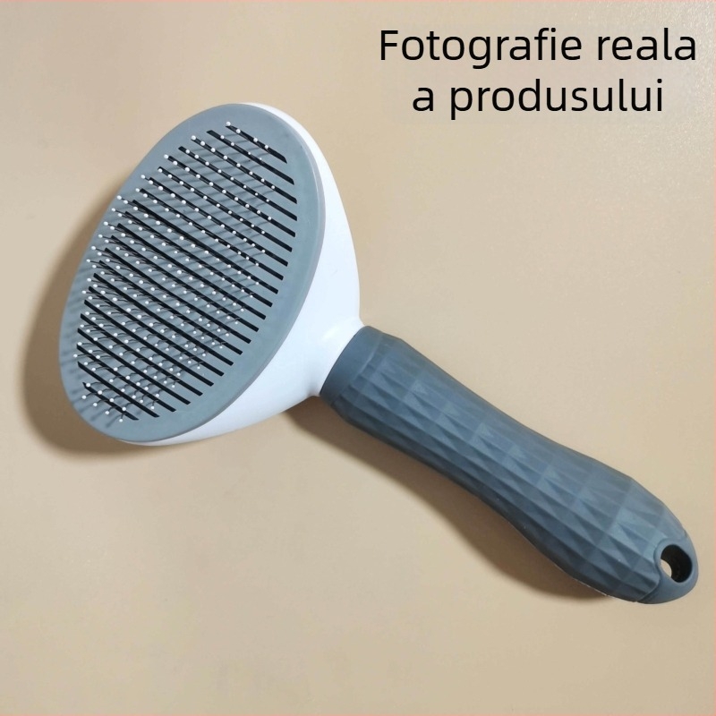 Pieptene pentru animale de companie din TPR – îndepărtare păr pentru pisici și câini, marca Independent