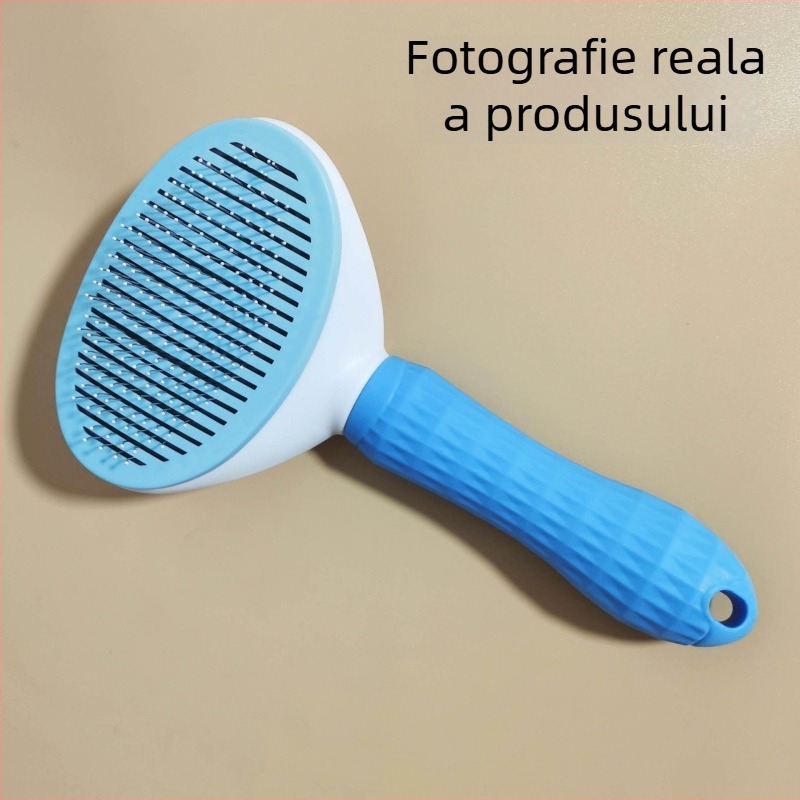 Pieptene pentru animale de companie din TPR – îndepărtare păr pentru pisici și câini, marca Independent