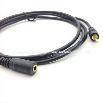 Cablu AV de extensie 3,5 mm, conectare masculin-feminin, cu nucleu din cupru placat cu aur, pentru căști, telefoane, proiectoare și PC-uri