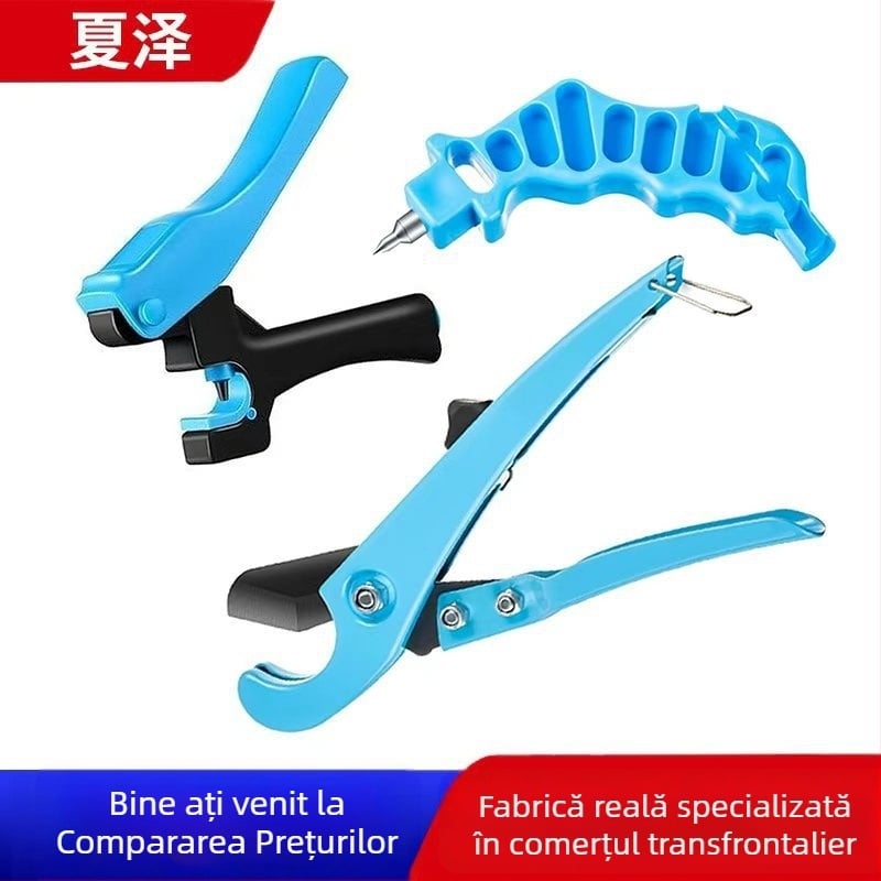 Instrument de perforare pentru irigații prin picurare cu tăietor pentru furtun de apă și perforator pentru țevi PE | Material: Poms; Brand: Xia Ze; Capacitate: 0-70 L