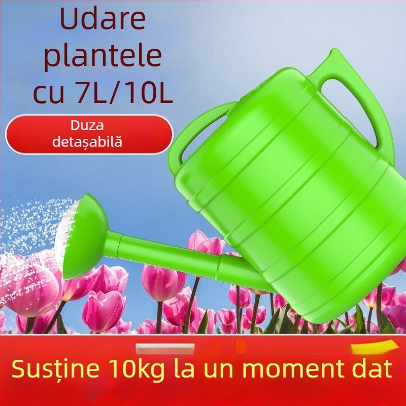 Stropitoare de udare cu corp întărit, rezistentă la impact, capacitate mare, portabilă și multifuncțională pentru udarea legumelor și a florilor