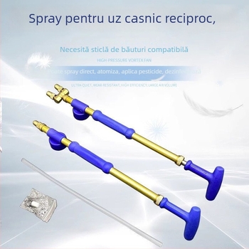 Stropitoare din cupru cu pulverizator cu acționare prin apăsare-tras și duză de pulverizare
