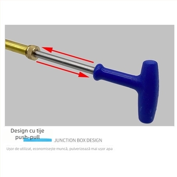 Stropitoare din cupru cu pulverizator cu acționare prin apăsare-tras și duză de pulverizare