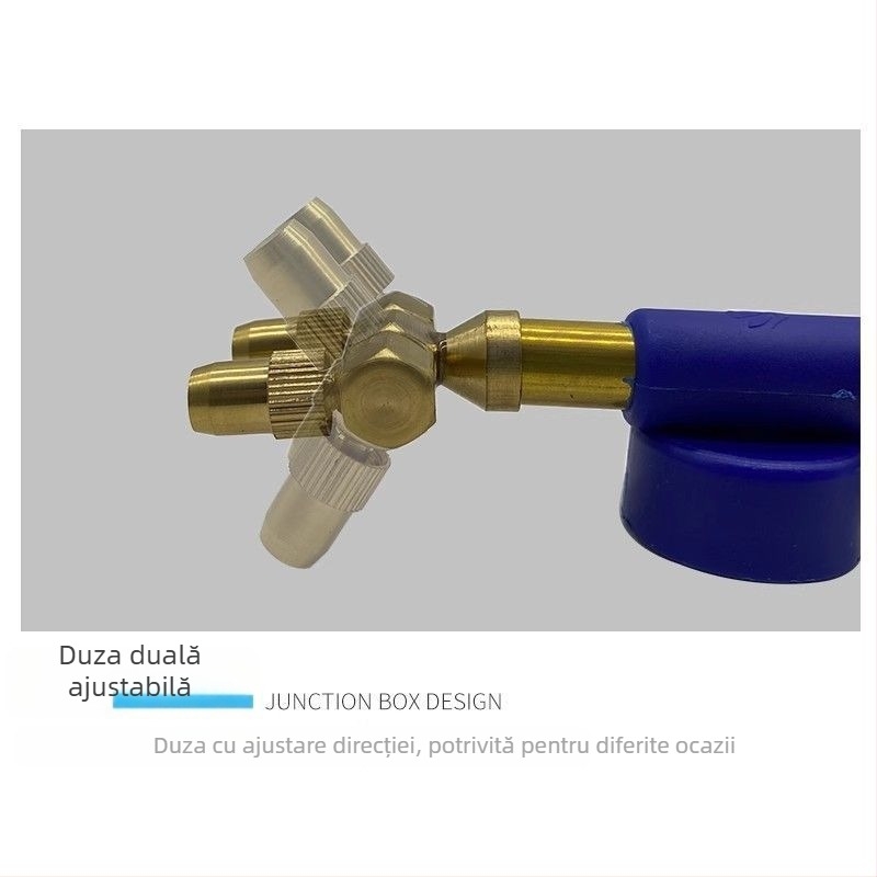 Stropitoare din cupru cu pulverizator cu acționare prin apăsare-tras și duză de pulverizare