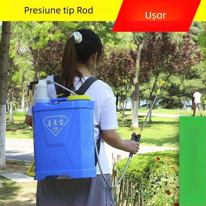 Pulverizator de pesticide, pulverizator plastic manual cu furtun de apă pentru agricultură, pentru pomi fructiferi