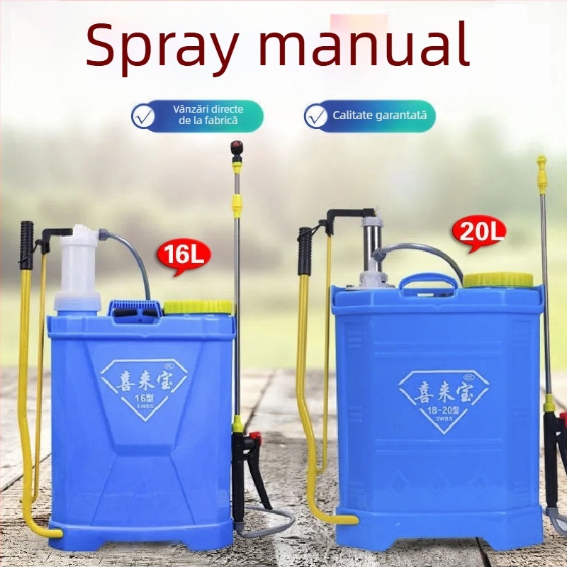 Pulverizator de pesticide, pulverizator plastic manual cu furtun de apă pentru agricultură, pentru pomi fructiferi