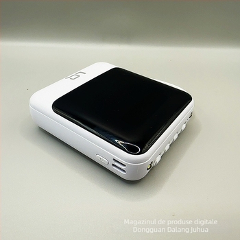 Power Bank cu cablu încorporat, 6000mAh, baterie Li-Polimer, încărcare rapidă de 10W, model XT30