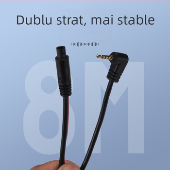 Cablu unghiular pentru dashcam, conector video 2.5 mm, 5 pini digitali, înveliș PVC, certificat Rohs