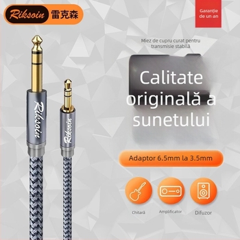 Cablu audio Rexon, placat cu aur, miez din cupru fără oxigen, pentru dispozitive digitale, CCC certificat