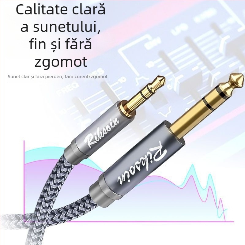 Cablu audio Rexon, placat cu aur, miez din cupru fără oxigen, pentru dispozitive digitale, CCC certificat