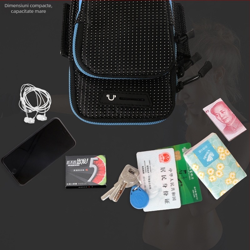 FLEAP Geantă de braț sport unisex, din Oxford, cu logo personalizabil și etichetă privată licențiată