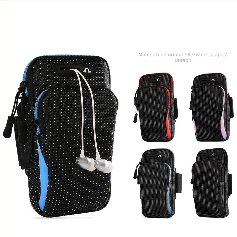 FLEAP Geantă de braț sport unisex, din Oxford, cu logo personalizabil și etichetă privată licențiată