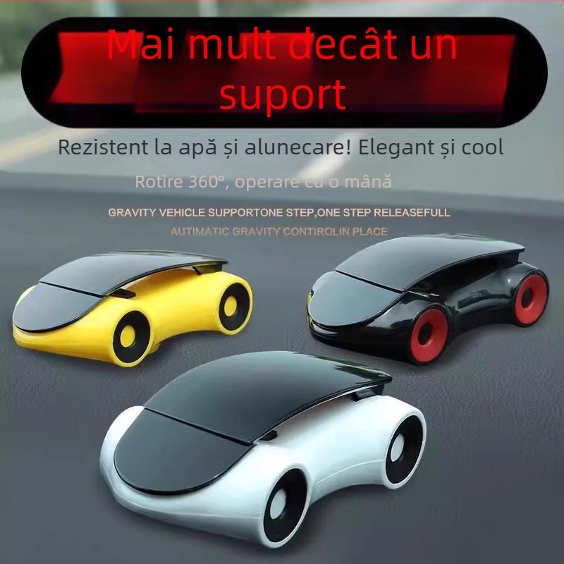 Koji Suport pentru telefon auto cu montare prin adeziv pe bord – universal, nealimentat, pentru navigație