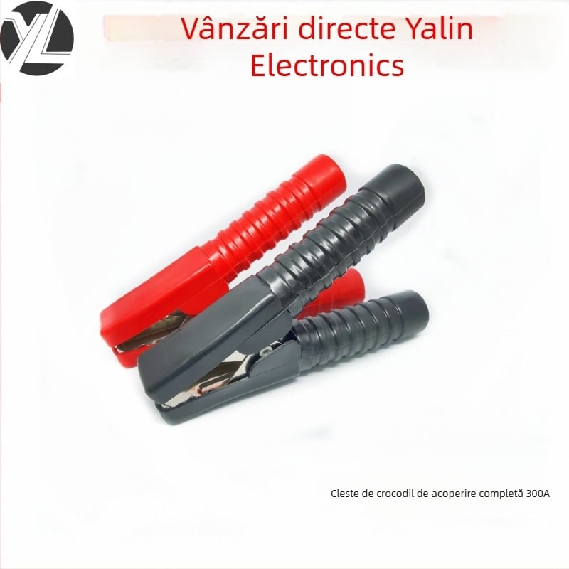 Yalin Electronics clemă crocodilă de înaltă performanță pentru baterii, 200–300A, contact galvanizat, pentru dispozitive digitale 3C