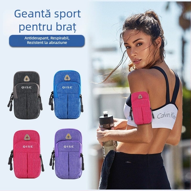 Geantă de braț pentru telefon FLEAP - impermeabilă, material Oxford, cu logo imprimat, unisex, personalizabil