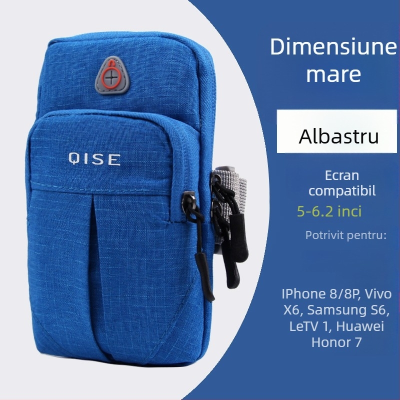 Geantă de braț pentru telefon FLEAP - impermeabilă, material Oxford, cu logo imprimat, unisex, personalizabil