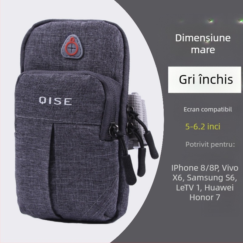 Geantă de braț pentru telefon FLEAP - impermeabilă, material Oxford, cu logo imprimat, unisex, personalizabil